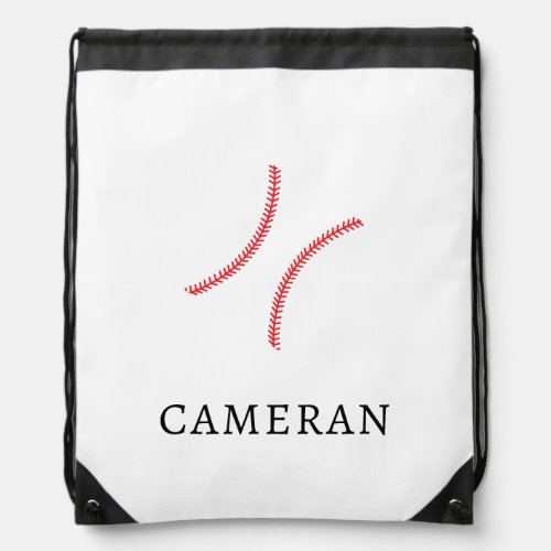 Monogram Drawstring bag with Baseball