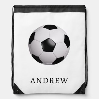 Monogram Drawstring bag with Football