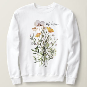 Monogram Dried Wildflower Bouquet Sweatshirt