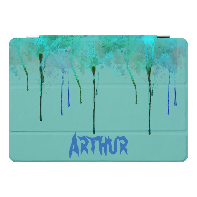 Monogram Dripping iPad Air Cover (Horizontal)