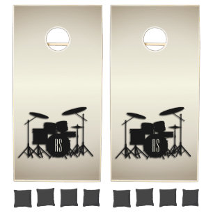 Monogram Drum Set Antique Gold