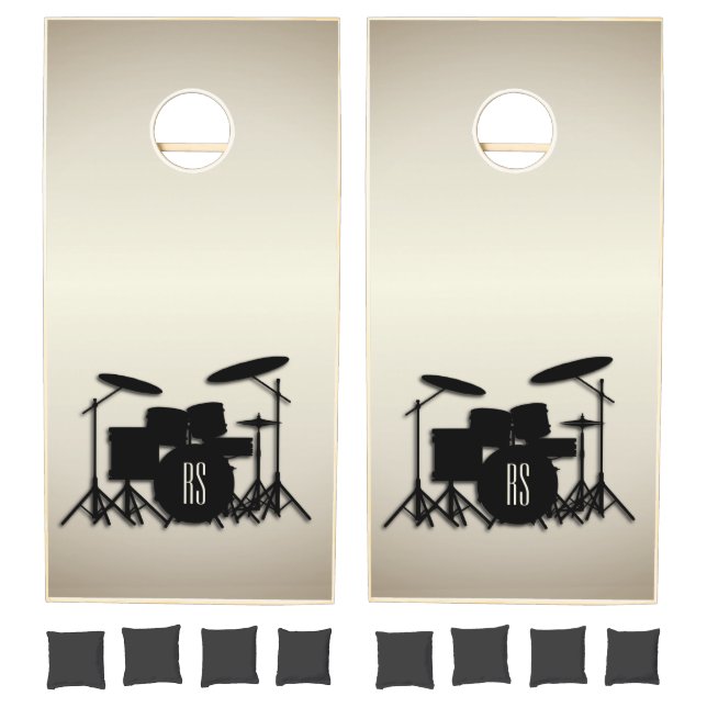 Monogram Drum Set Antique Gold (Set)