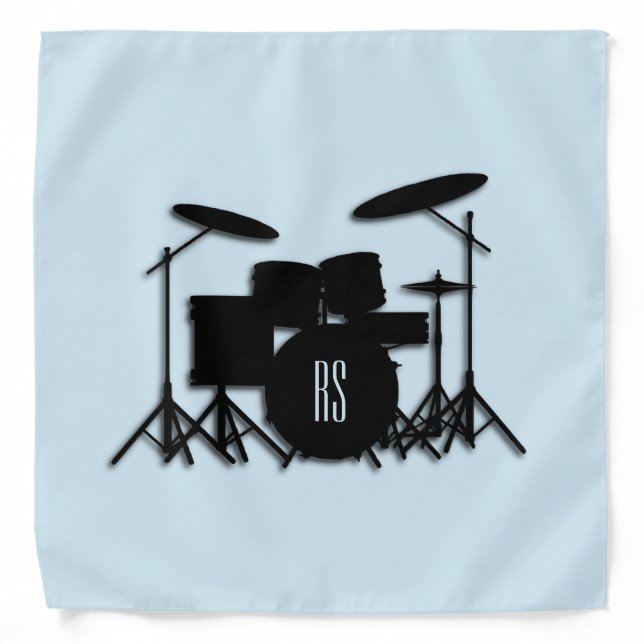 Monogram Drum Set Case  Bandana (Front)