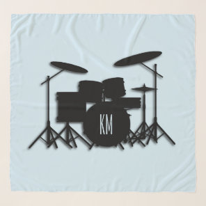 Monogram Drum Set Case  Scarf