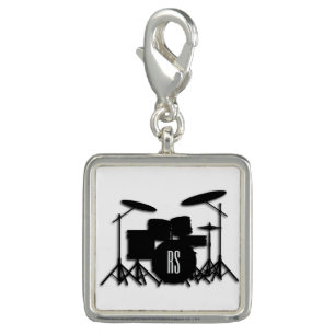 Monogram Drum Set Charm