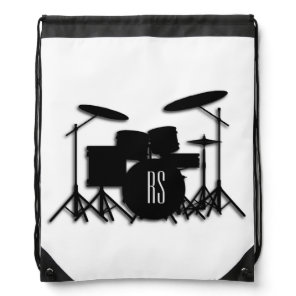Monogram Drum Set Drawstring Bag