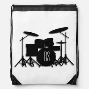 Monogram Drum Set Drawstring Bag
