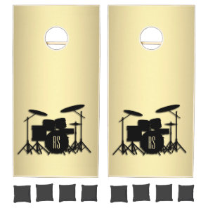 Monogram Drum Set Gold