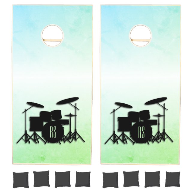 Monogram Drum Set Green (Set)