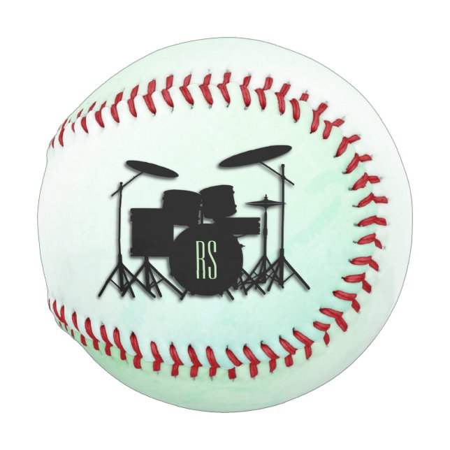 Monogram Drum Set Green Baseball (Front Right)