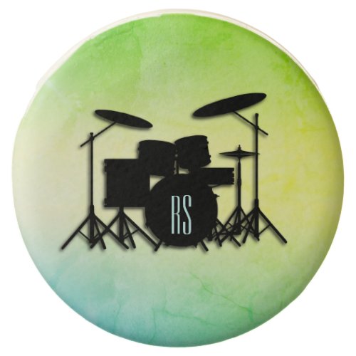 Monogram Drum Set Green Chocolate Covered Oreo