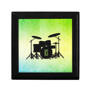 Monogram Drum Set Green Gift Box
