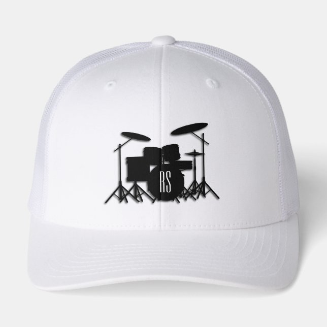 Monogram Drum Set Music Design Pink  (Front)