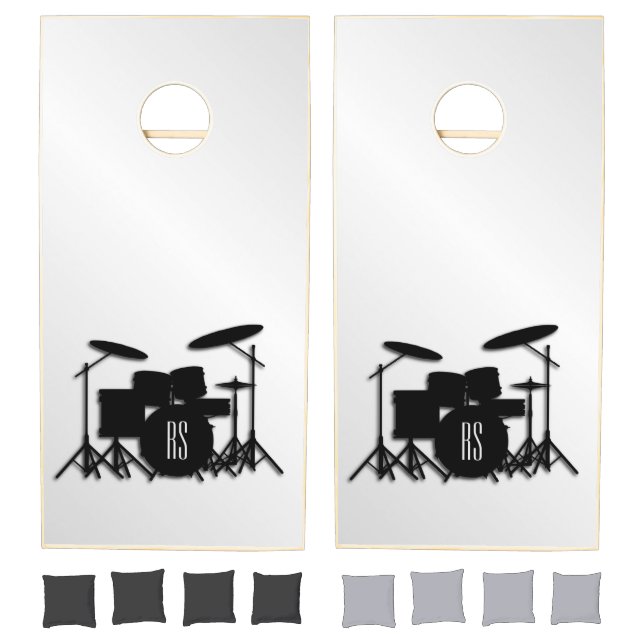 Monogram Drum Set Silver (Set)