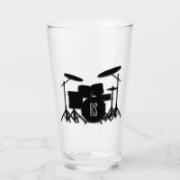 Monogram Drum Set Silver