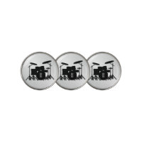 Monogram Drum Set Silver