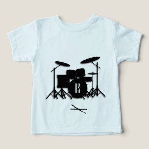 Monogram Drum Set Toddler T-shirt