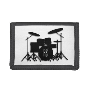 Monogram Drum Set Tri-fold Wallet