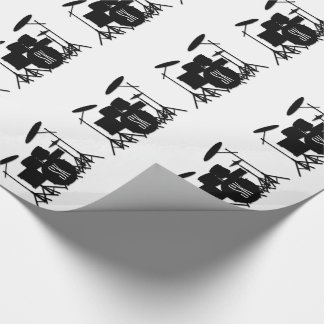 Monogram Drum Set Wrapping Paper