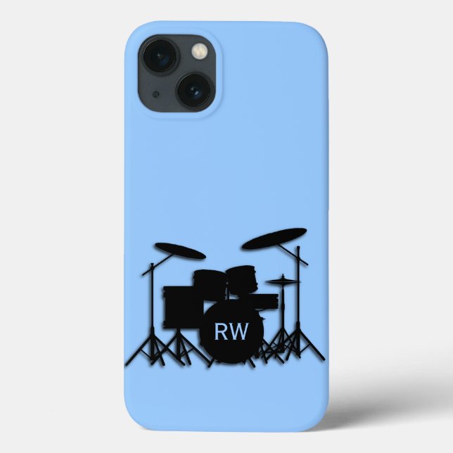 Monogram Drums Case-Mate iPhone Case (Back)