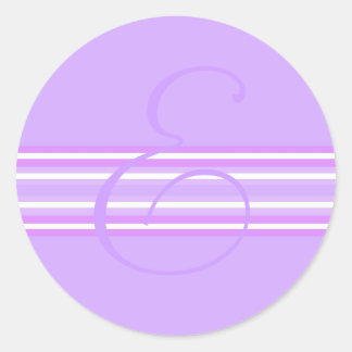 Monogram E Sticker