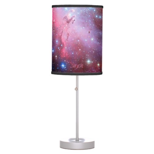 Monogram Eagle Nebula outer space picture Table Lamp