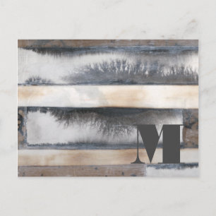 Monogram Earth & Smoke I Postcard