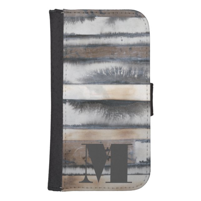 Monogram | Earth & Smoke I Samsung Galaxy Wallet Case (Front)