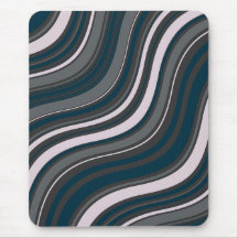  Monogram Elegant Blue & Gray Striped 