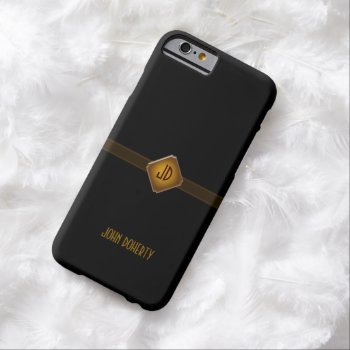 Monogram | Elegant Barely There Iphone 6 Case by BestCases4u at Zazzle