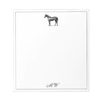 Monogram Elegant Horse Equestrian Custom Initials