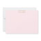 Monogram Elegant Minimal Blush Pink and Gold