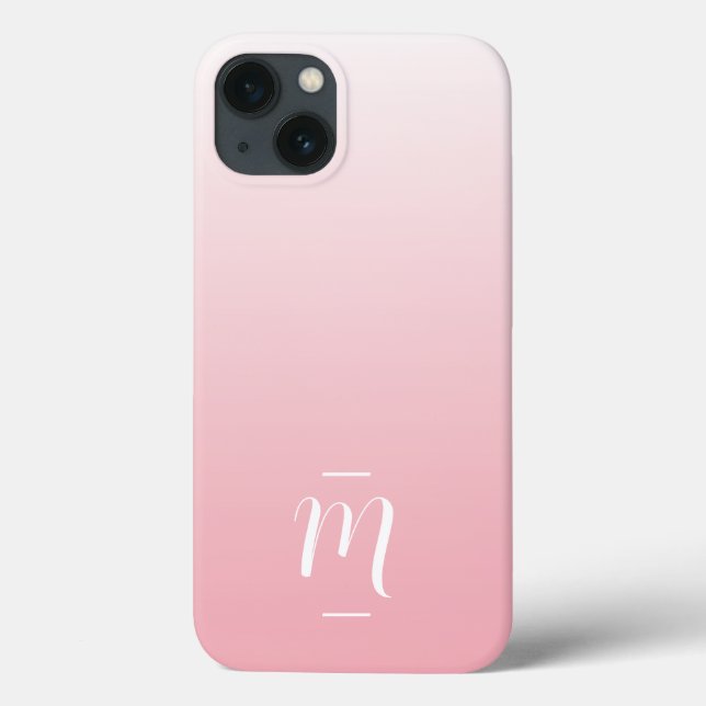 Monogram & Elegant Minimalist design Case-Mate iPhone Case (Back)