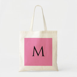 Monogram Elegant Modern Template Shopping Tote Bag
