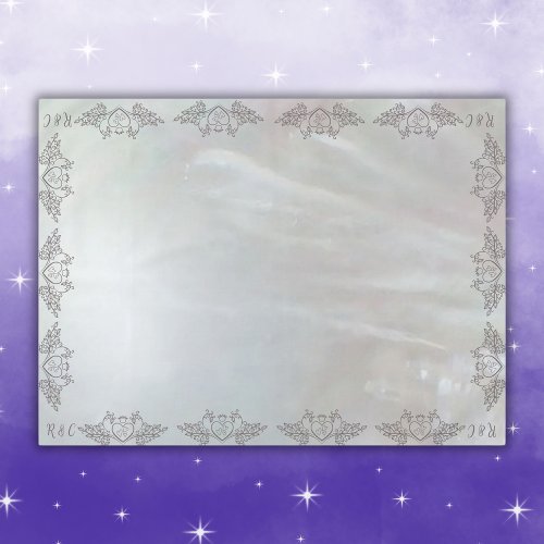 Monogram Elegant Mother-of-Pearl Lilac SM. Wedding
