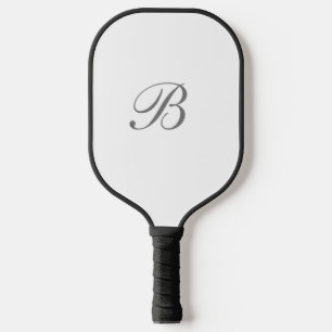 Monogram Elegant Script Pickleball Paddle