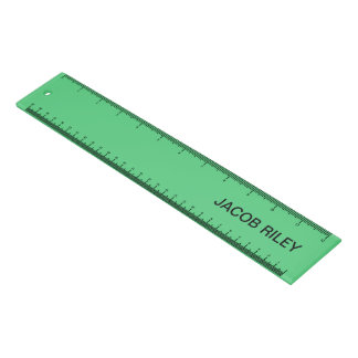 Monogram Emerald Green Ruler