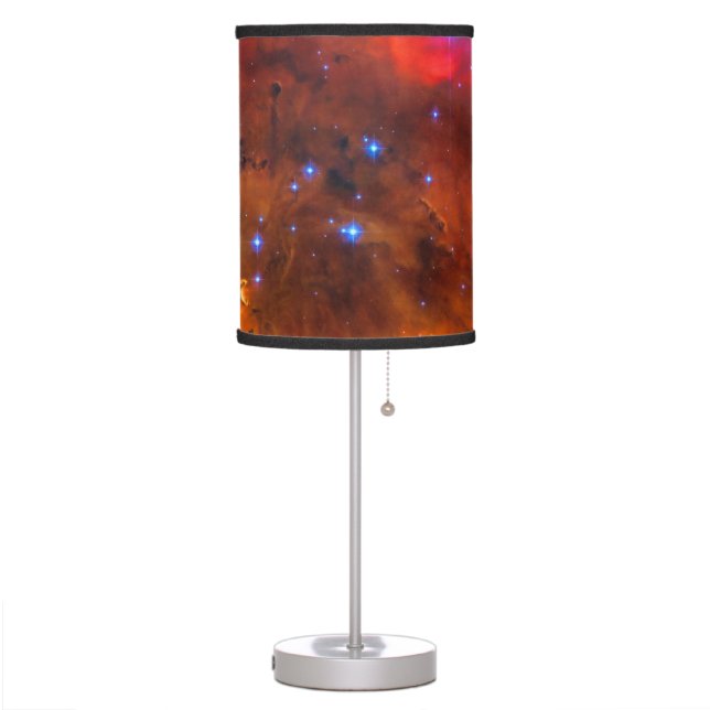 Monogram Emission Nebula in Puppis space picture Table Lamp (Left)