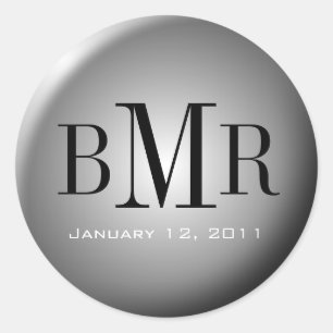 Monogram Envelope Seal :: Silver