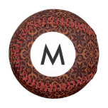 Monogram Ethnic modern geometric pattern Baseball