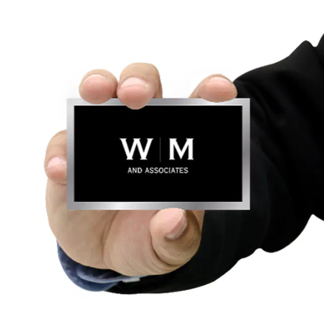 Monogram | Executive Business Card | Zazzle