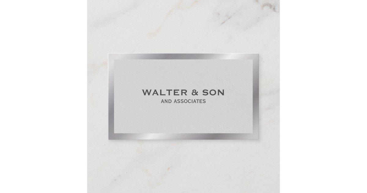 Monogram | Executive | High Lux Business Card | Zazzle