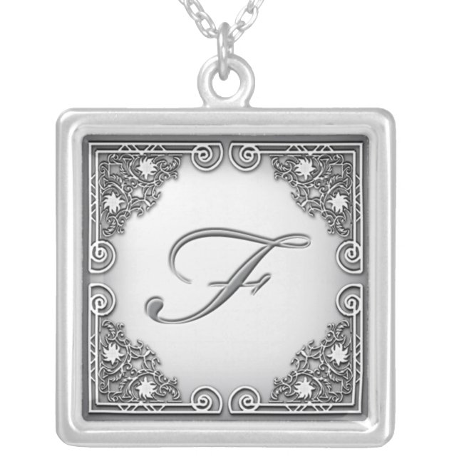 Monogram "F" Necklace (Front)