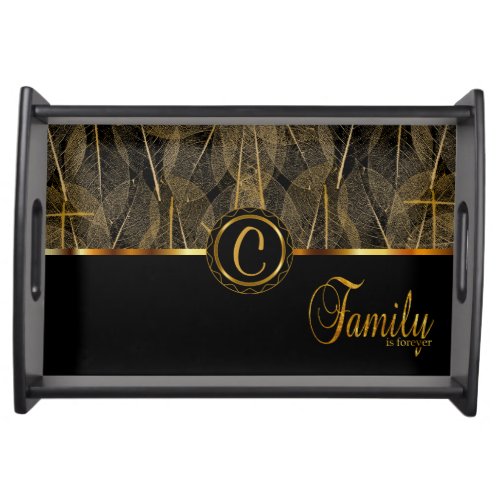 Monogram Family is Forever Serving Tray