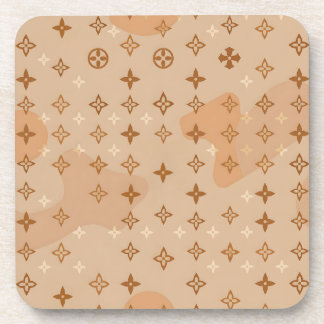 monogram fashion design beverage coaster