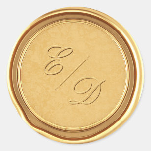 Symphony Wedding Monogram Adhesive Wax Seals #8904 Bundle with Stamp –  Nostalgic Impressions