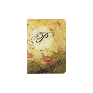 Monogram Field of Flowers Passport Holder
