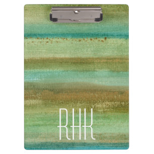 Monogram Fields in Spring I Clipboard