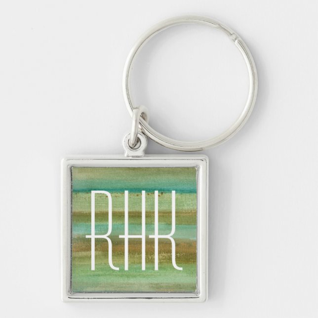Monogram | Fields in Spring I Keychain (Front)