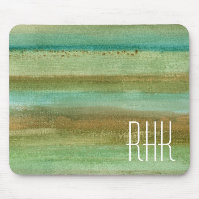 Monogram | Fields in Spring I Mouse Pad (Front)